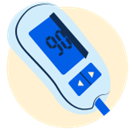 blood sugar monitor illustration